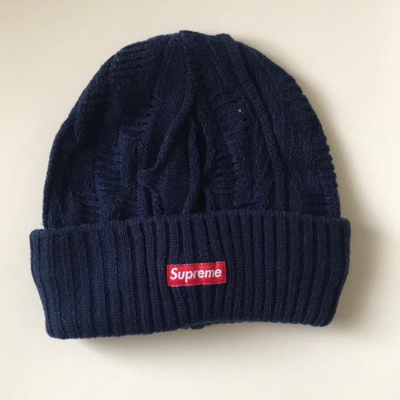 Supreme Cosby Beanie - Navy - Picture 1 of 4